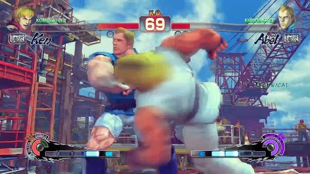 Ultra Street Fighter IV Ken VS Abel смотреть онлайн