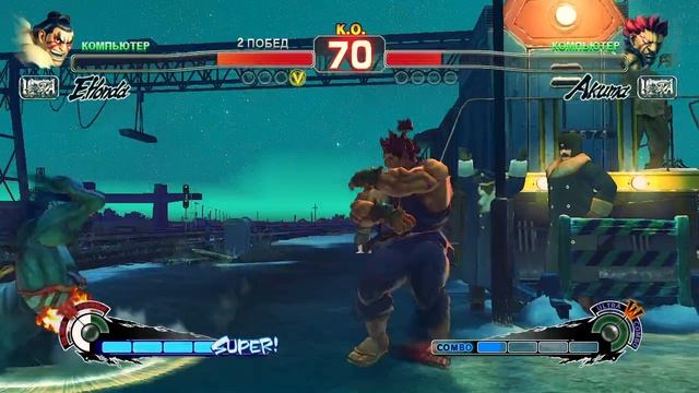 Ultra Street Fighter IV E.Honda VS Akuma смотреть онлайн