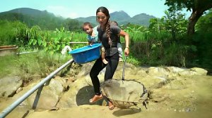 Ловлю рыбу осушением пруда и продаю ее на местном рынке. Жизнь во Вьетнаме