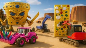 МУЛЬТИК МАШИНКИ ВИДЕО ПРО МАШИНКИ СТРОИТЕЛЬНАЯ ТЕХНИКА И СТАТУЯ ЦВЕТНЫЕ МАШИНКИ ИГРУШКИ МАШИНКИ