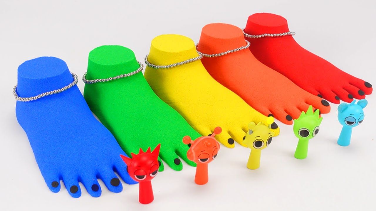 ИГРАЕМ С КИНЕТИЧЕСКИМ ПЕСКОМ ЛЕПИМ ЦВЕТНЫЕ НОЖКИ ВИДЕО МУЛЬТИКИ ДЛЯ ДЕТЕЙ КАНАЛ ИГРАЛКИ-ЗАЛИПАЛКИ смотреть онлайн