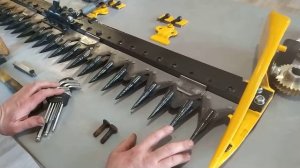 Чешская косилка МФ70. Настройка режущего аппарата.