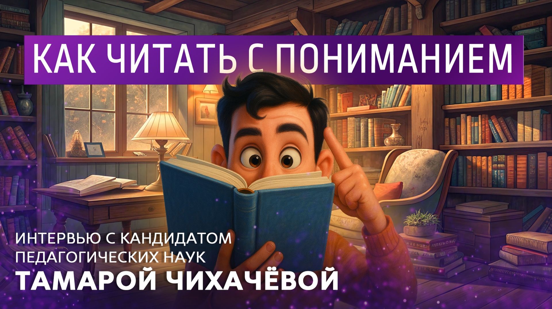 Как читать с пониманием. Интервью с кандидатом педагогических наук Тамарой Чихачевой. смотреть онлайн