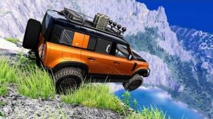 Реалистичные падения автомобиля со скалы — аварии на BeamNG Drive | CrashBoomPunk