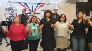 Ассирийцы 🔵⚪🔴 Духрана д Мар Гиваргис в Москве 🎊🙌🙏🏼❤ .16.11.2025