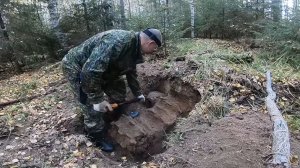 ВОТ ЭТО ВЕЗУХА  !!! ПОД КОНЕЦ ДНЯ . ТРАКОВАЯ ЛЕНТА . ЗВЕЗДА И ДРУГОЙ МЕТАЛЛ коп удался !!!