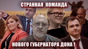 Странная команда нового губернатора Дона!