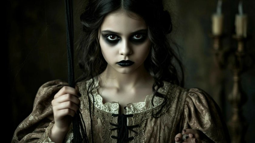 «Девочка с чёрной ниткой 2025 — она реально существует (страшные истории)» смотреть онлайн