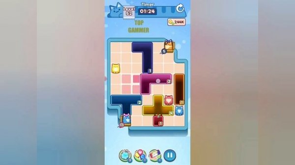 Как пройти Уровень 52  в Drop the Cat! (Решение)