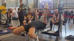 НАП Русский жим 55 кг. Черепков Валерий ,240 повторений. Золотой тигр 2025