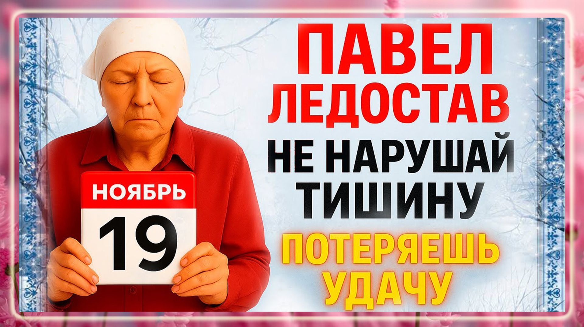 19 ноября День Павла. Что нельзя делать 19 ноября. Народные Традиции и Приметы Дня. смотреть онлайн