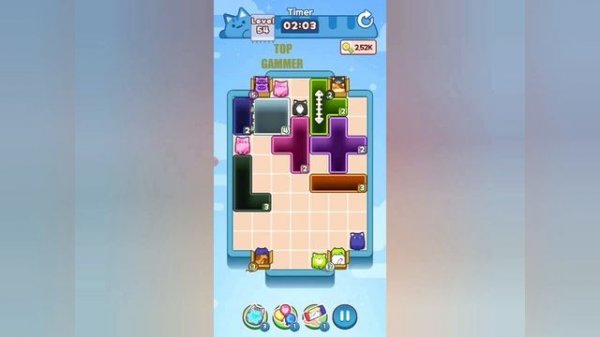 Как пройти Уровень 54  в Drop the Cat! (Решение)