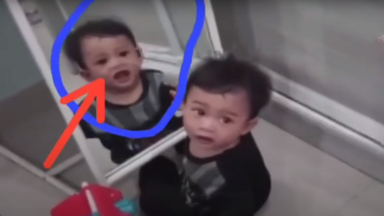 ДЕМОН В ОТРАЖЕНИИ ЗЕРКАЛА? НАСТОЯЩАЯ ЖУТЬ. УЖАСЫ. МИСТИКА смотреть онлайн