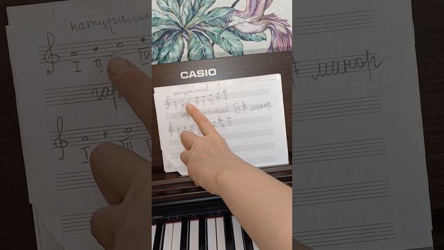 ля минор натуральный и гармонический смотреть онлайн