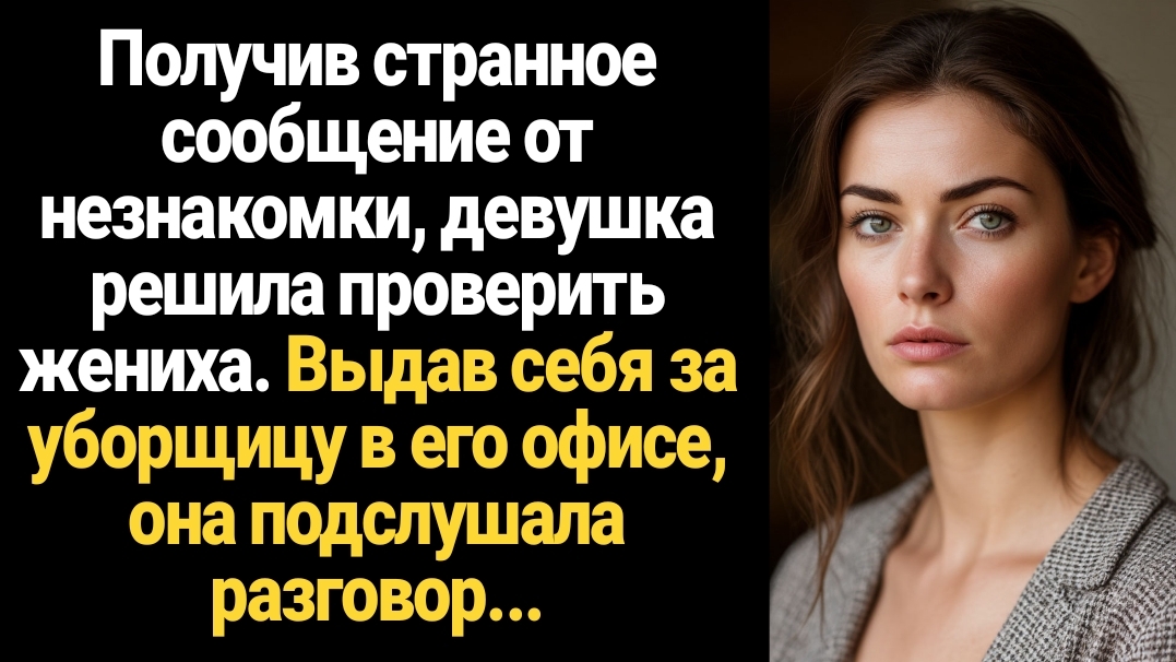 ИСТОРИЯ ИЗ ЖИЗНИ/Девушка получила странное сообщение от незнакомки и решила проверить жениха смотреть онлайн