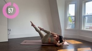 DAY 2 - 1 MONTH PILATES PLAN   15MIN toned abs & waist   madeleineabeid