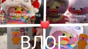 ВЛОГ🌺 ГОТОРИМ ПОДАРОК ПОДРУГЕ НА ДЕНЬ РОЖДЕНИЯ) ЗАКУПКА НА НОВЫЙ ГОД )