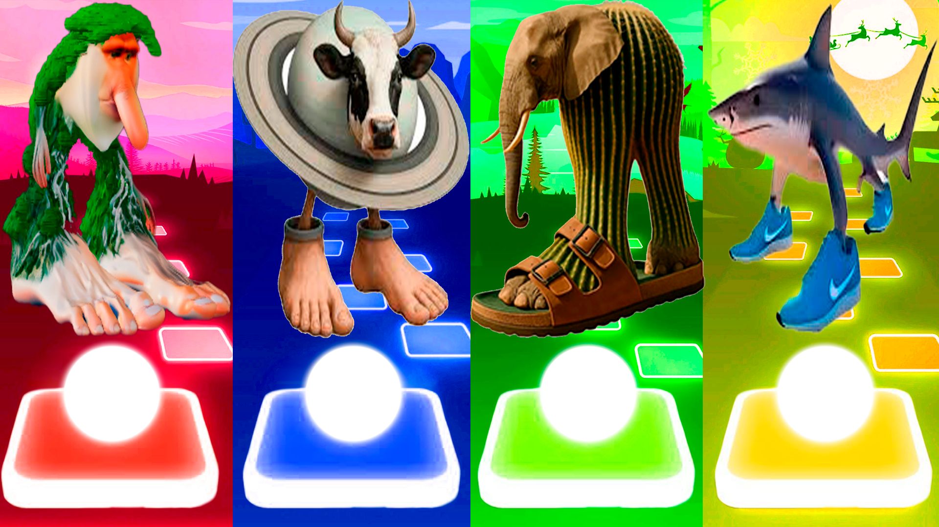 БРР БРР ПАТАПИМ 🆚 ЛАВАКА САТУРНА САТУРНИТА 🆚 ЛИРИЛИ ЛАРИЛА 🆚 ТРАЛАЛЕРО ТРАЛАЛА | Tiles Hop №291 смотреть онлайн