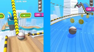 Going balls All Levels Gameplay IOS Android Going Balls level 1209 to 1212 Banana frenzy Speed run