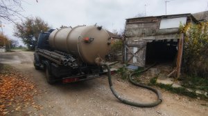 👉🏼👌🏼Откачка анализов у Кулибина в гараже 😁💩 будни ассенизатора