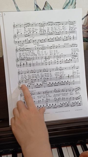 Глюк ария Орфея - разбор третьей страницы на итальянском смотреть онлайн