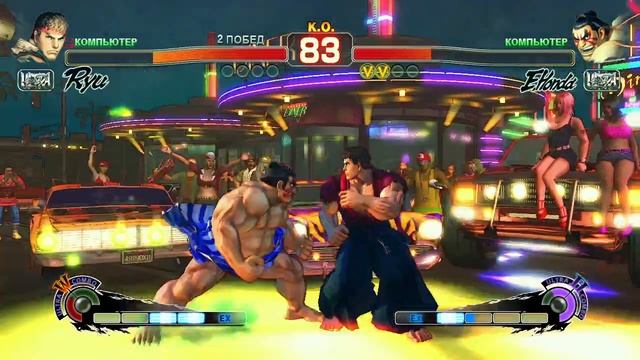 Ultra Street Fighter IV Ryu VS E.Honda смотреть онлайн