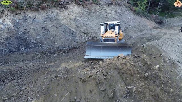 Строительство, срезаем горный склон, обзор смотреть онлайн