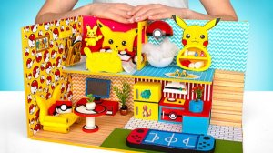 ⚡ Строим мини-дом мечты для Пикачу из картона 🏠💛