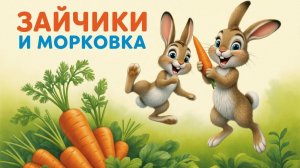 Мультфильм для детей. Зайчики прыгунишки