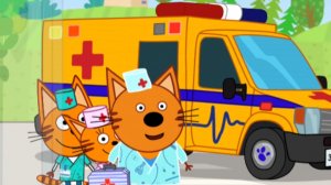 Три кота Доктор. Больница игра мультфильм