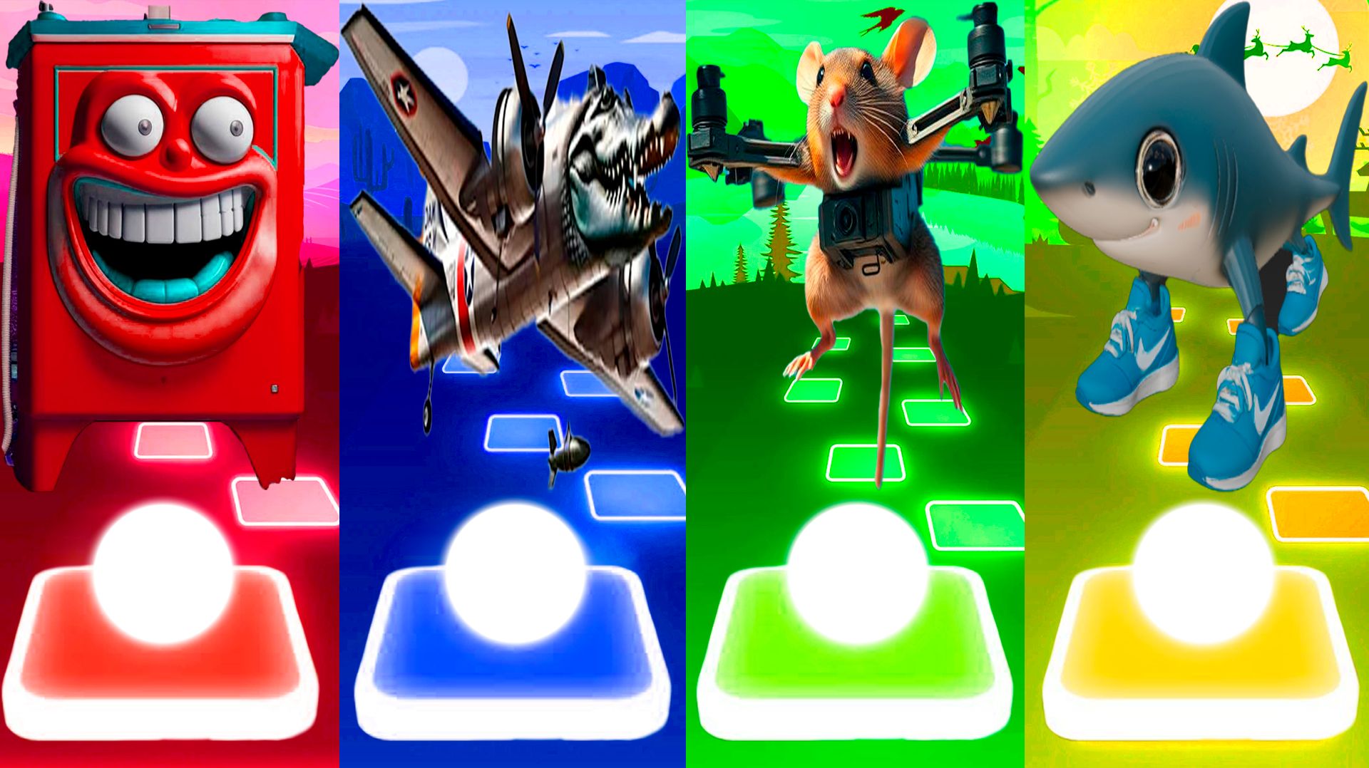 БОМ БОМ БОМ ГАЗУН 🆚 БОМБАРДИРО КРОКОДИЛО 🆚 МАУСИНИ КВОДРОКОПТИНИ 🆚 ТРАЛАЛЕРО ТРАЛАЛА | Tiles №295 смотреть онлайн