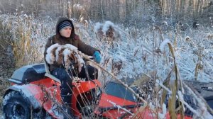 У нас выпал первый снег! Ну красота же!