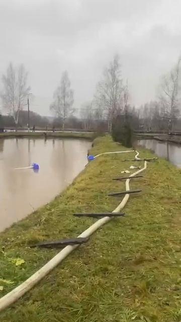 Очистка от ила #земснаряд #дноуглубление #excavator