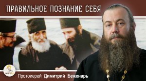 ПРАВИЛЬНОЕ ПОЗНАНИЕ СЕБЯ. Протоиерей Димитрий Беженарь