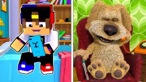 Я ПОЗВОНИЛ ГОВОРЯЩИЙ БЕН ИГРА В МАЙНКРАФТ ! ДЕВУШКА НУБ И ПРО ВИДЕО ТРОЛЛИНГ MINECRAFT Евгенбро