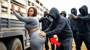 Грабители Напали На Чёрную Водительку Грузовика На До