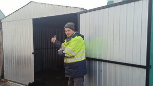 Постройка: Гараж - ракушка своими руками. Размер 3/7.