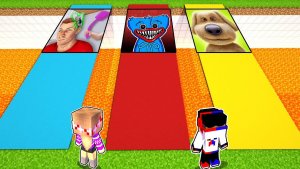 ПОРТАЛ КОШКИ МЫШКИ ЖУКИ И ЧЕЛОВЕЧКИ ИЗ ПЛАСТИЛИНА в МАЙНКРАФТ ВИДЕО ТРОЛЛИНГ MINECRAFT Евгенбро