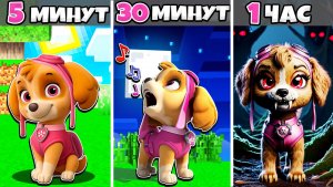 😲 КАК МЕНЯЛАСЬ ДЕВУШКА ВАМПИР СКАЙ ЩЕНЯЧИЙ ПАТРУЛЬ В МАЙНКРАФТ?