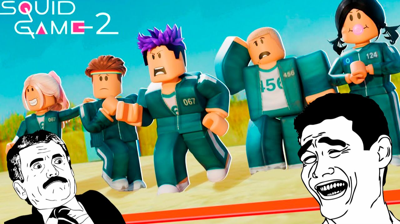 ИГРА в КАЛЬМАРА 2 Роблокс игры мемы приколы смешные моменты смотреть онлайн