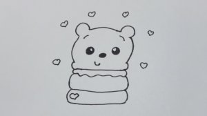 Как Нарисовать Бургер Мишку. Рисуем Вместе.