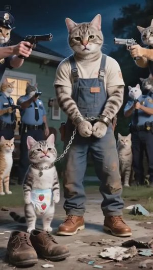 Котенок хотел купить папе ботинки мяу-мяу