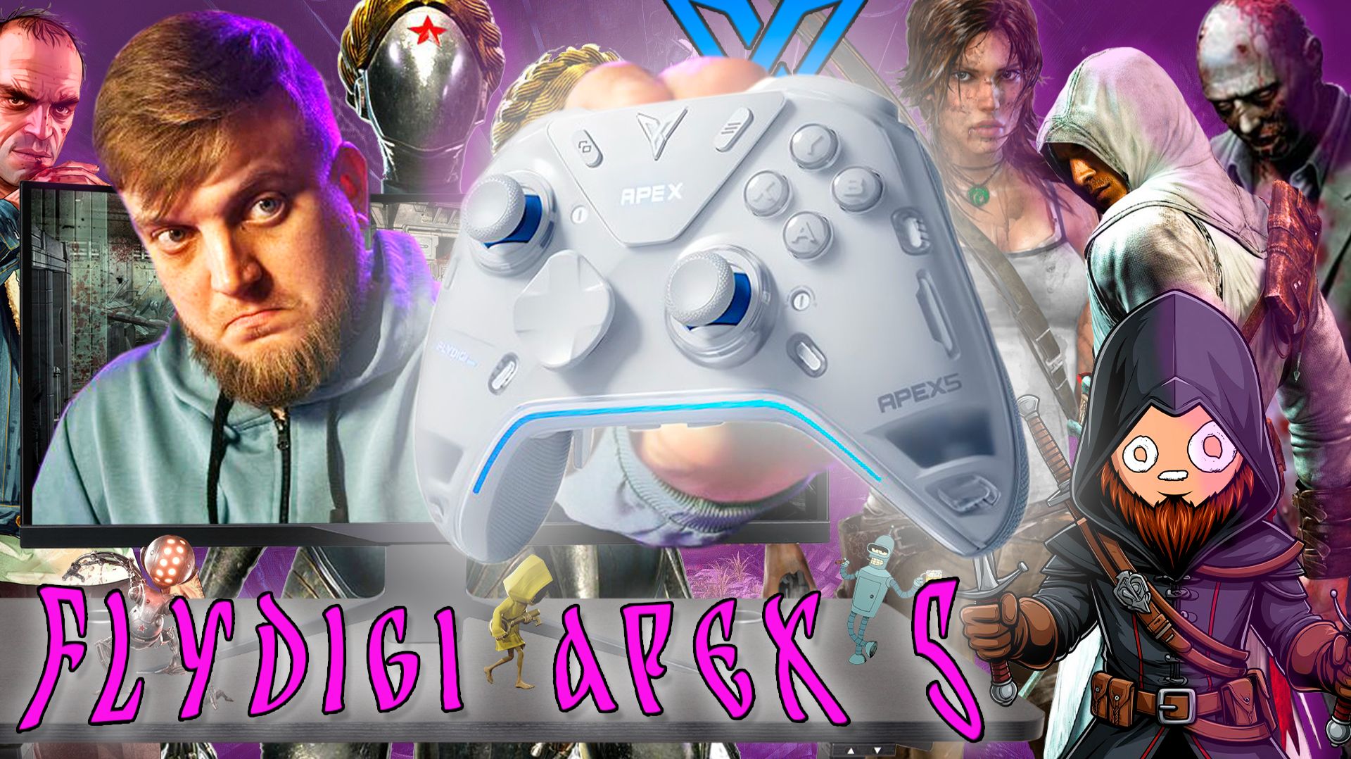 FLYDIGI APEX 5 // ОБЗОР // Управление ПК смотреть онлайн