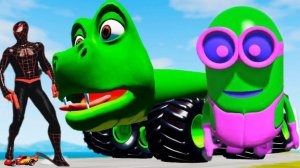 ЭПИЧЕСКОЕ ПОБЕГ ИЗ ГОЛОДНОГО ЗМЕЕГО МОНСТРА ГРУЗОВИКА ПРОТИВ МАШИН В BEAMNG DRIVE