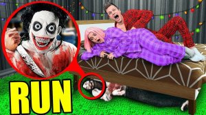 ЕСЛИ УВИДИШЬ ДЖЕФФА УБИЙЦУ под кроватью, БЕГИ!!