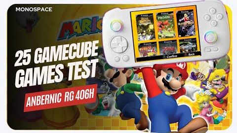 Тест 25 игр с Gamecube | Anbernic RG406H
