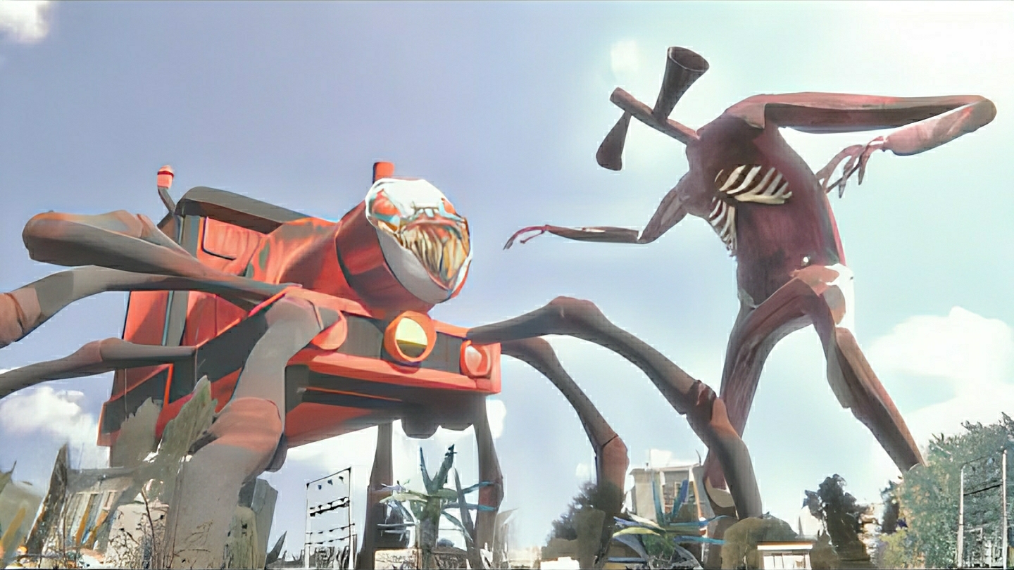 Сиреноголовый и Чу-Чу Чарльз. Sirenhead and Choo Choo Charles смотреть онлайн