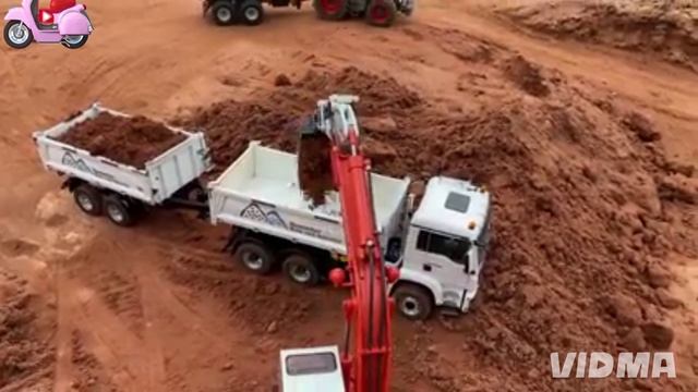 Большие грузовики,едут по припяствием смотреть онлайн