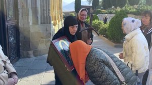 Освящение иконы Ольги Шармиашвили в Самтавро для Горицкого Успенского Архиерейкого подворья в Перес