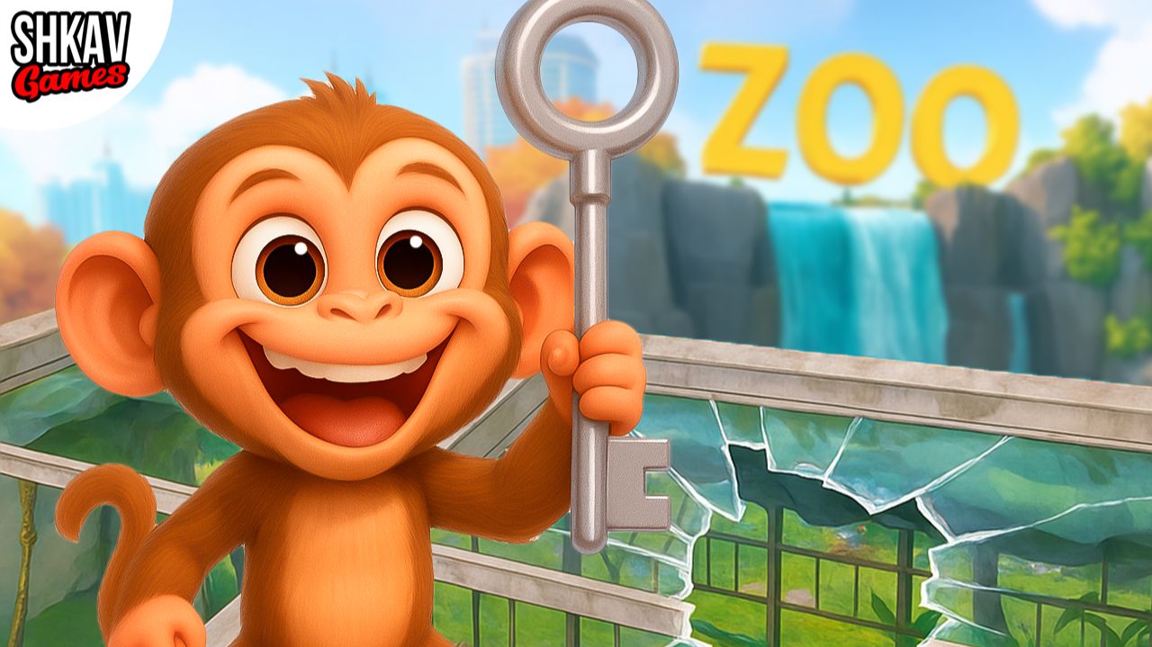 ОБЕЗЬЯН СБЕЖАЛ ИЗ ЗООПАРКА в I Am Monkey VR! / Часть 4 смотреть онлайн